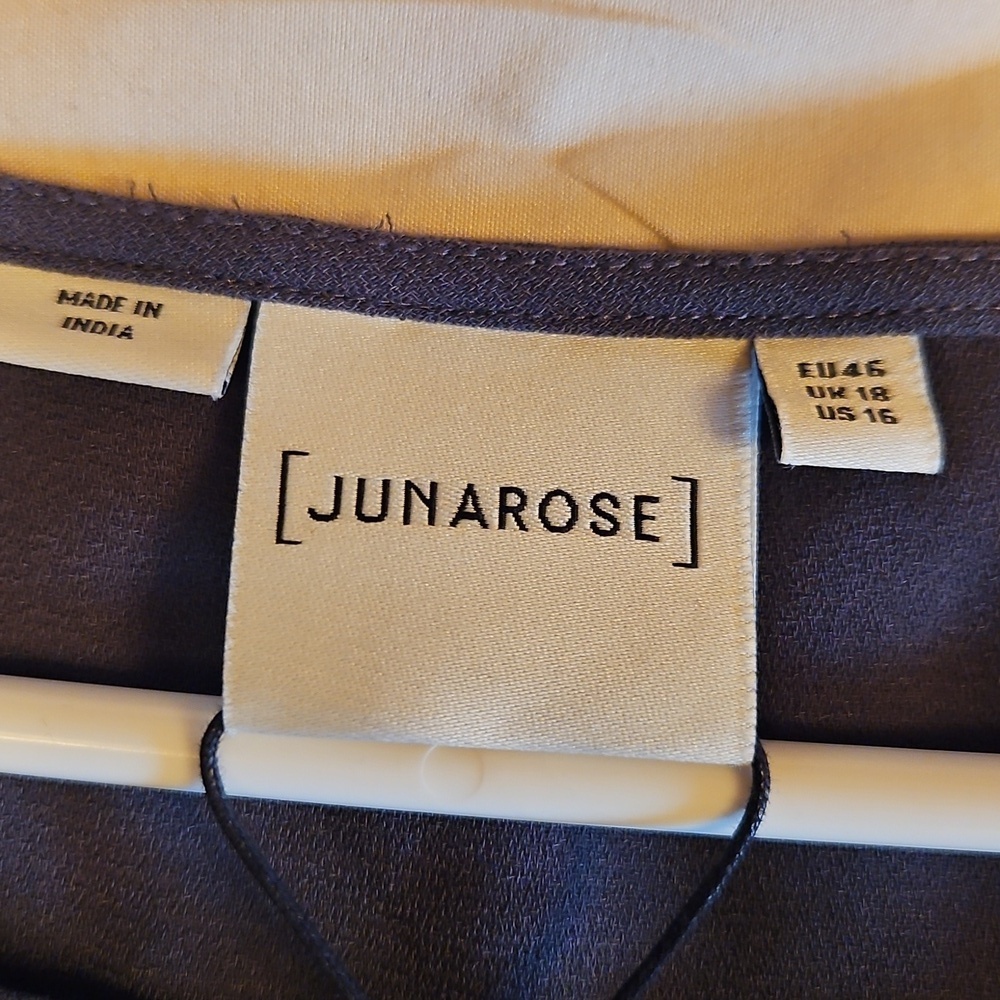 Junarose Navy Blue Dress Size 16 - Picture 3 of 9